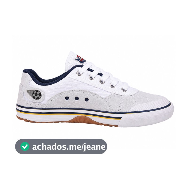 Tênis Plumax Lona REF30 Branco Marinho