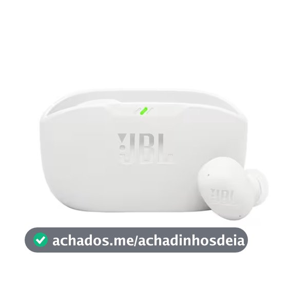 Fone de Ouvido Bluetooth JBL Wave Buds 2 Branco