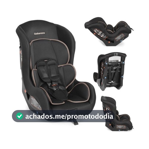 Cadeirinha de Bebê Para Carro Maximus Preto Cadeira Infantil 0 A 25 Kg Liso Preto Oferta - Galzerano