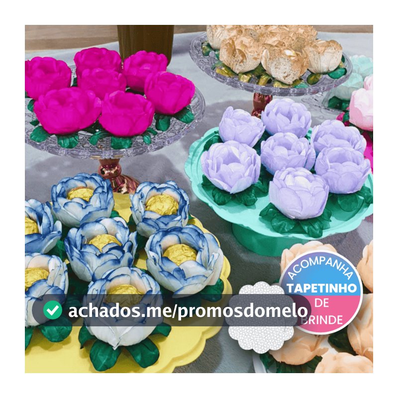 48 Forminhas Flor Luxo Doces Finos Casamento Beauty + BRINDE