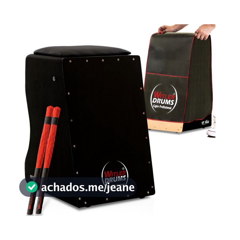 CAJÓN TRADICIONAL ELÉTRICO PROFISSIONAL | G | PRETO