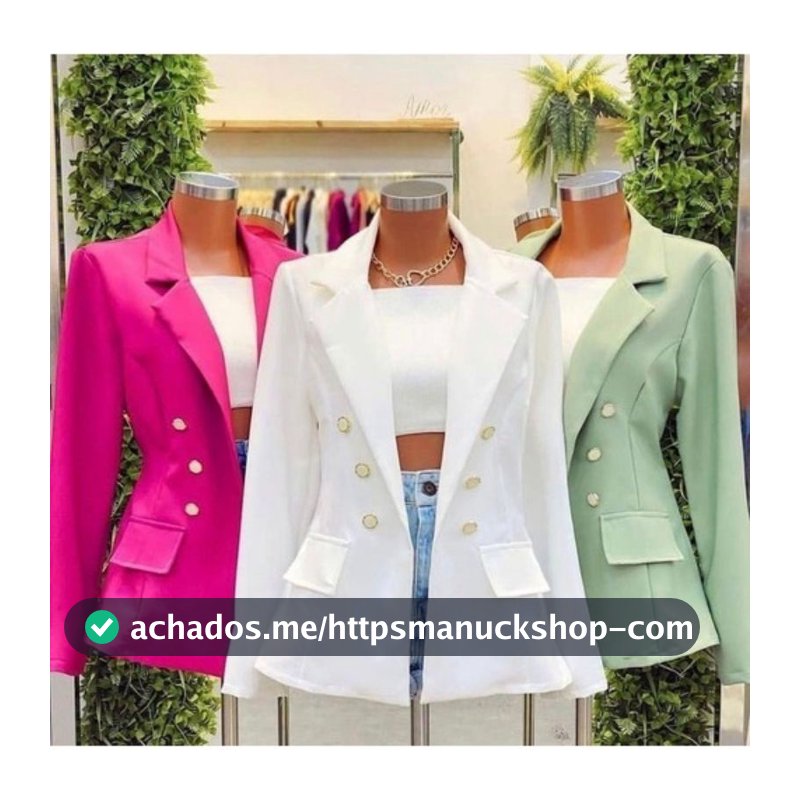 Blazer Feminino Casaquinho Maxi Longo Sobretudo Alfaiataria Social Blazer Com Botão
