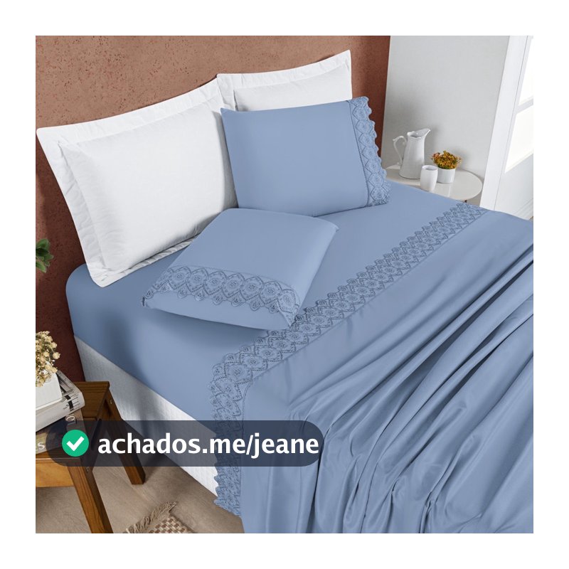 Lençol Solteiro/Casal/Queen/King Percal 400 Fios Jogo de Cama Bordado Inglês Macio 3 e 4 Peças