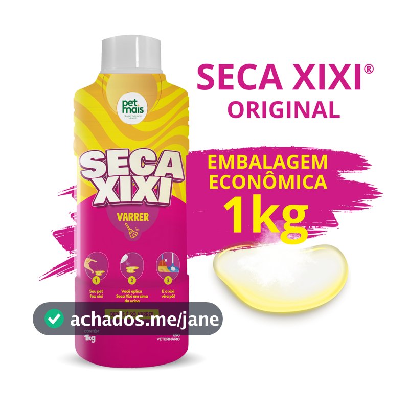 Seca Xixi Higienizador De Urina Pet Cães e Gatos Absorve e Transforma em Pó 1kg - Petmais