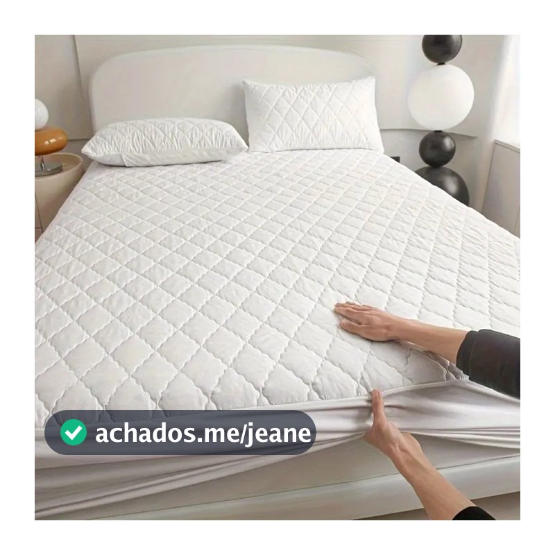 Protetor Para Colchão 100% Impermeável Com Elástico Em Toda A Volta