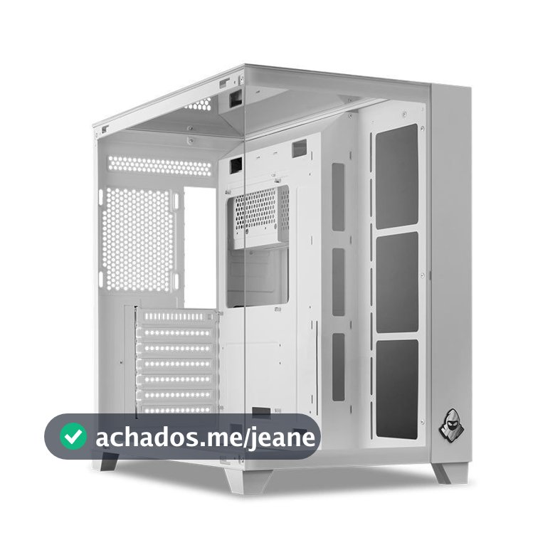 Gabinete Gamer Mancer CV550, Mid-Tower, Lateral de Vidro, Branco, MCR-CV550-WH