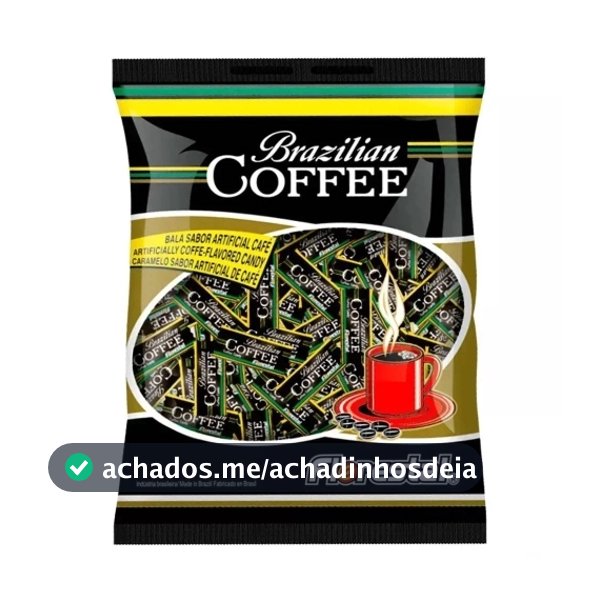 Bala Dura Brazilian Coffee 500gr Florestal Cafe