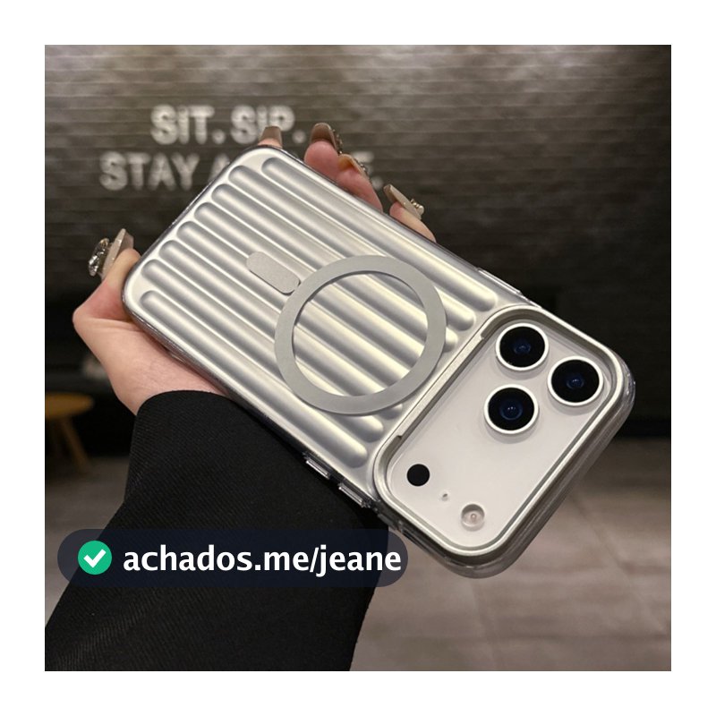Luxo Padrão Ondulado Magnético Caso De Carga Sem Fio Para iPhone 17 Ar 16 15 14 Pro Max 13 Fosco Macio Capa Traseira