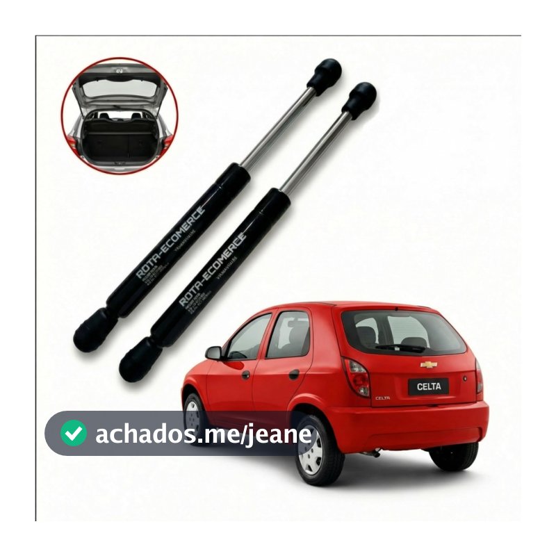 Par Amortecedor Porta Malas Tampa Traseira A Gás Chevrolet Celta 1999 a 2015