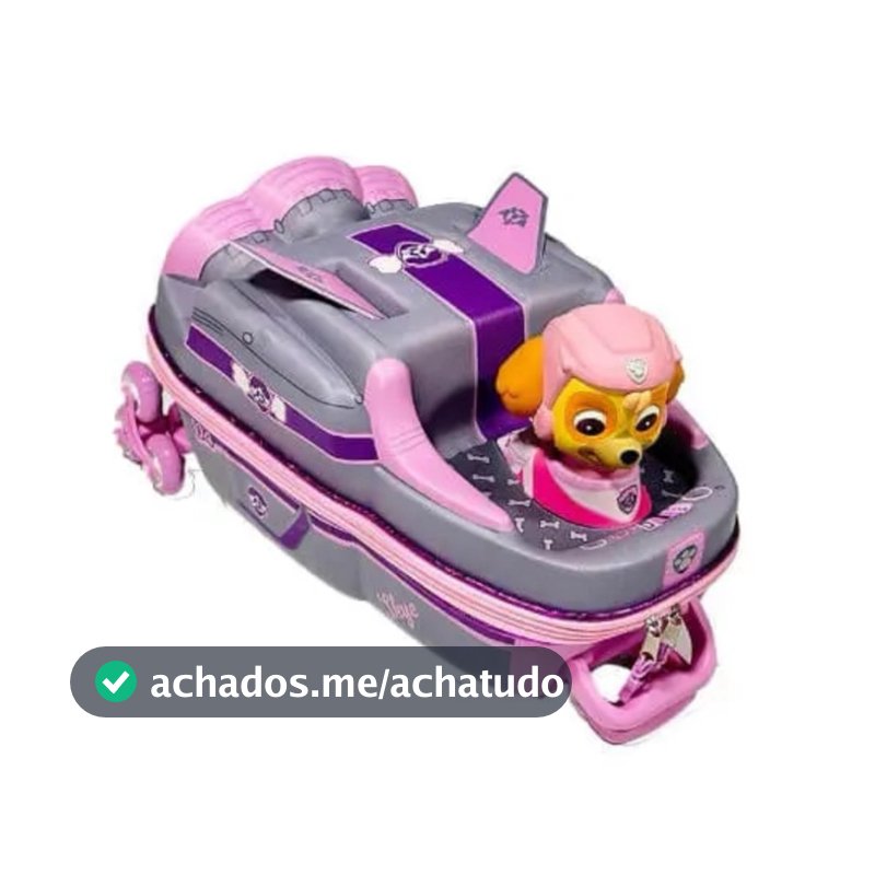 Mochilete 3D Nave Skye Patrulha Canina Maxtoy