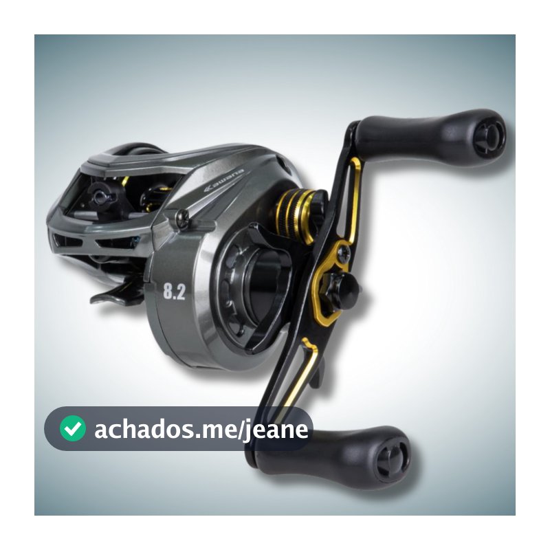 Carretilha Kawana Lite 11 Rolamentos Drag 7,5kg Super Leve 178g Chassi Carbono Isca Artificial Bait