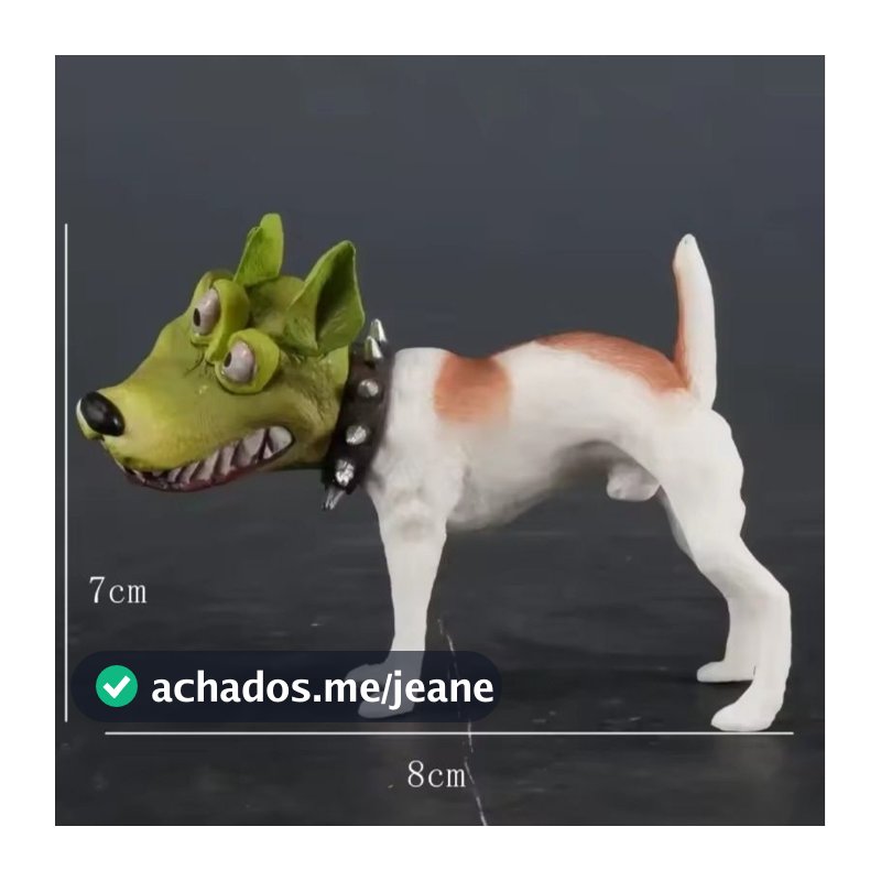 Figura Cachorro Milo "O Mascara" de alta qualidade