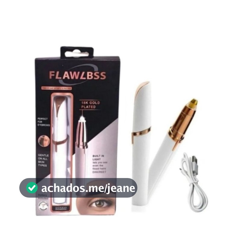 1/2 PCS Caneta Depiladora Para Sobrancelhas,Nariz, Buçu, Elétrica Recarregável USB