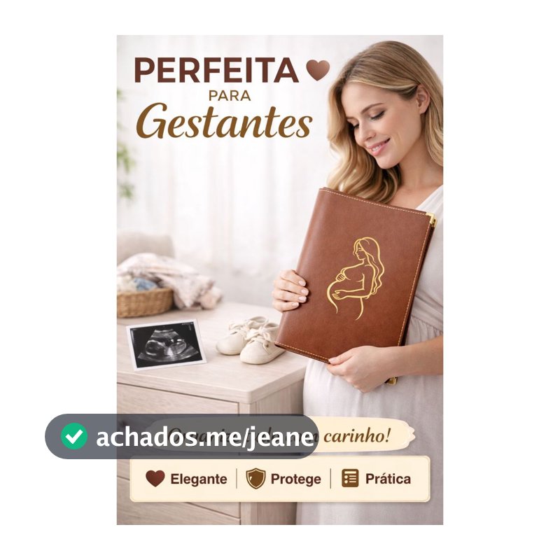 Pasta Pré Natal Porta Documentos Exames Gestante Com Desenho