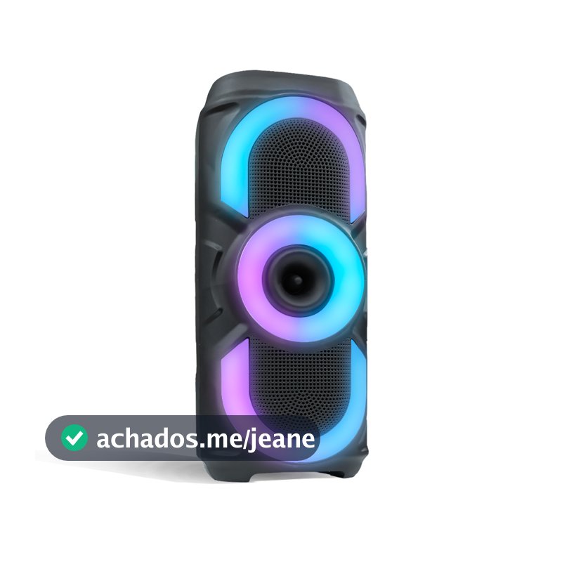 Caixa De Som Bluetooth Portátil RGB Potente TWS USB Estéreo 30/50W Para Praia, Festa ou Viagem-Xtrad