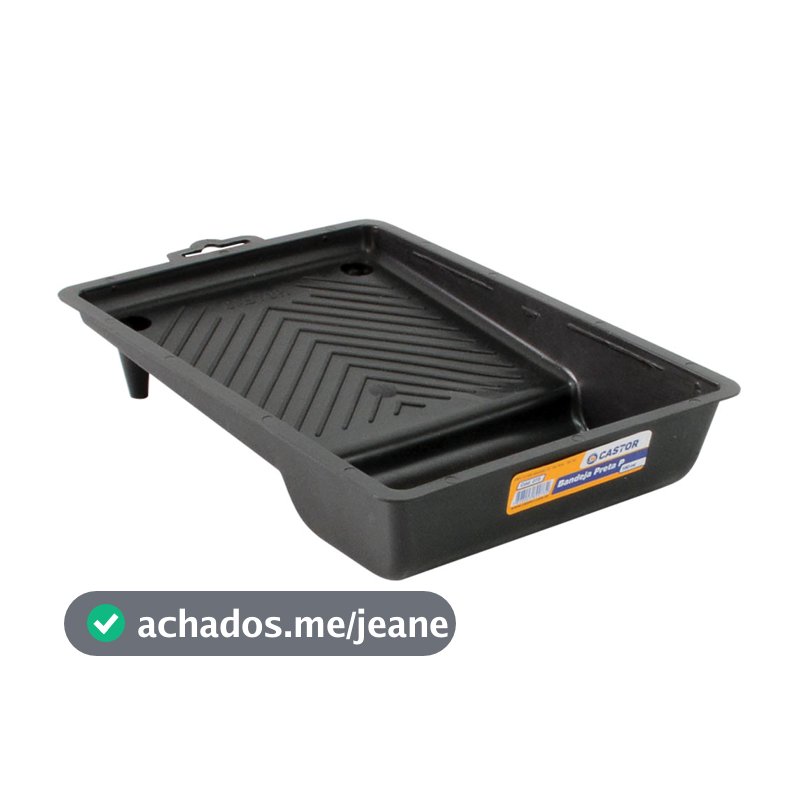Bandeja para pintura 150ml pequena Preta - Castor