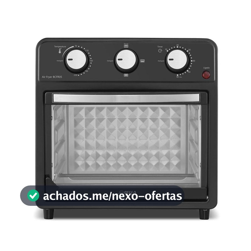 Air Fryer Oven Britânia 12L Bella Cuccina 1500W BCFR05 110V