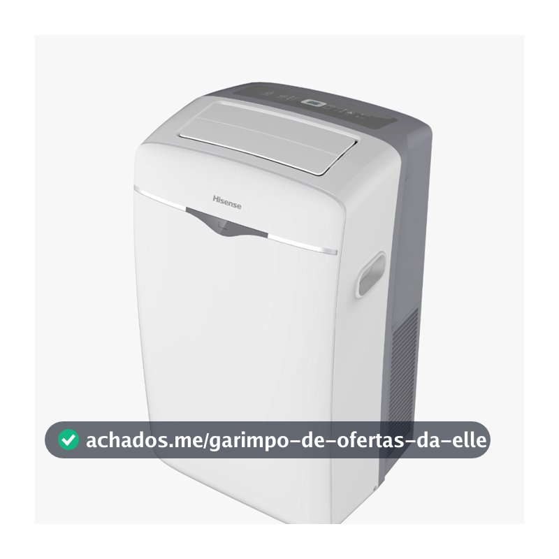 Ar-Condicionado Portátil Wi-Fi 12.000 btus Frio AP-12CWBRNPS01 Hisense 127V
