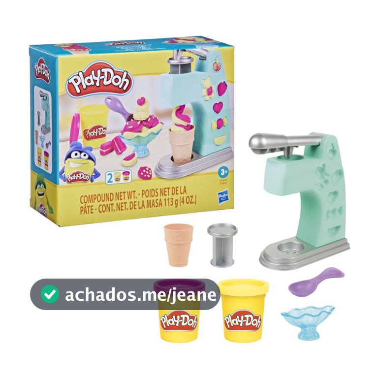 Massinha Play Doh Mini Classico Sorveteria - Hasbro E9368