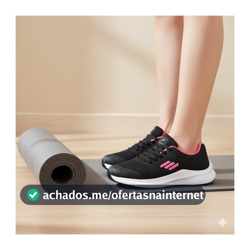 Tênis Feminino Esportivo O2x – Conforto Garantido para Corrida e Caminhada