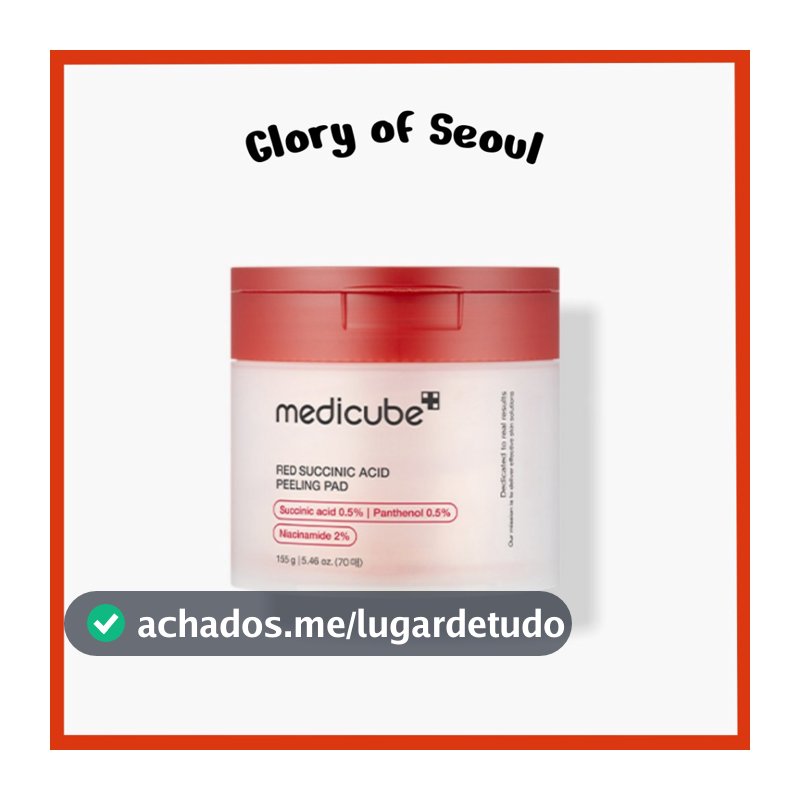 MEDICUBE Red Succinic Acid Peeling Pad, 155g (70 sheets)