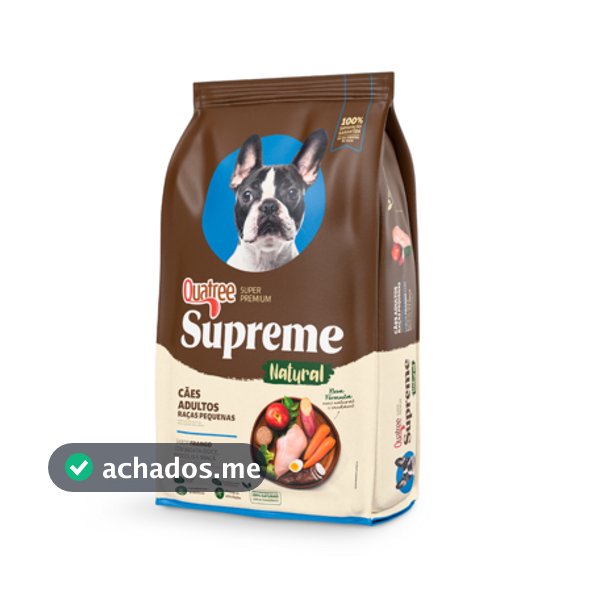 Ração Quatree Supreme Adulto Raça Pequena Frango 1 kg