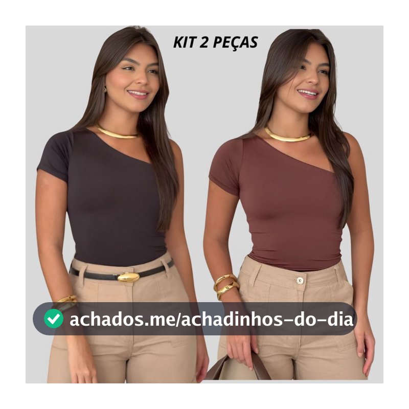 Kit 2 Ou 1 Unidade Blusa Feminina Mula Manca Suplex com Forro – Moda Blogueira Conforto e Estilo