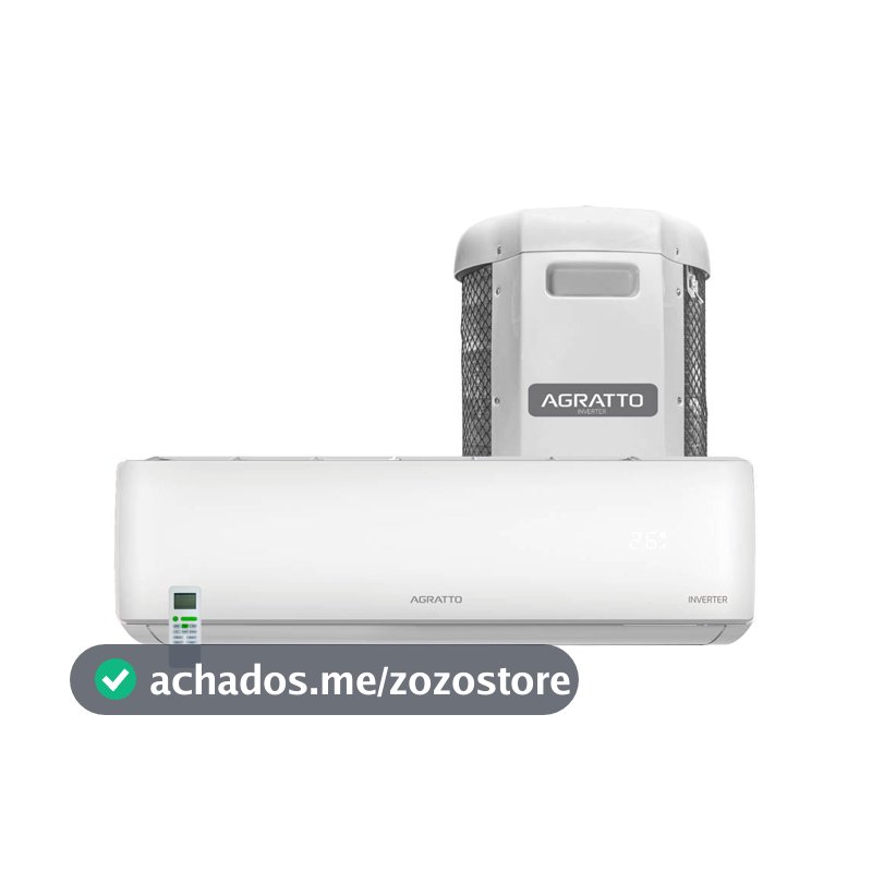 Ar Condicionado Split Inverter Agratto Zen Top 12000 BTU/h Frio ZICST12F - 220 Volts