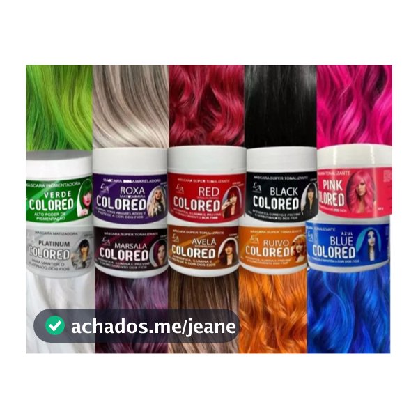 Máscara Tonalizante 100% Natural Sem Química