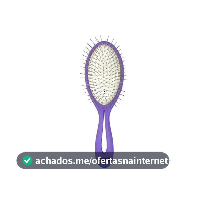 Escova Pet Cachorro Gato Bio-Flex Bass Hydra Com Pinos de Metal Sem Bolinhas Roxo