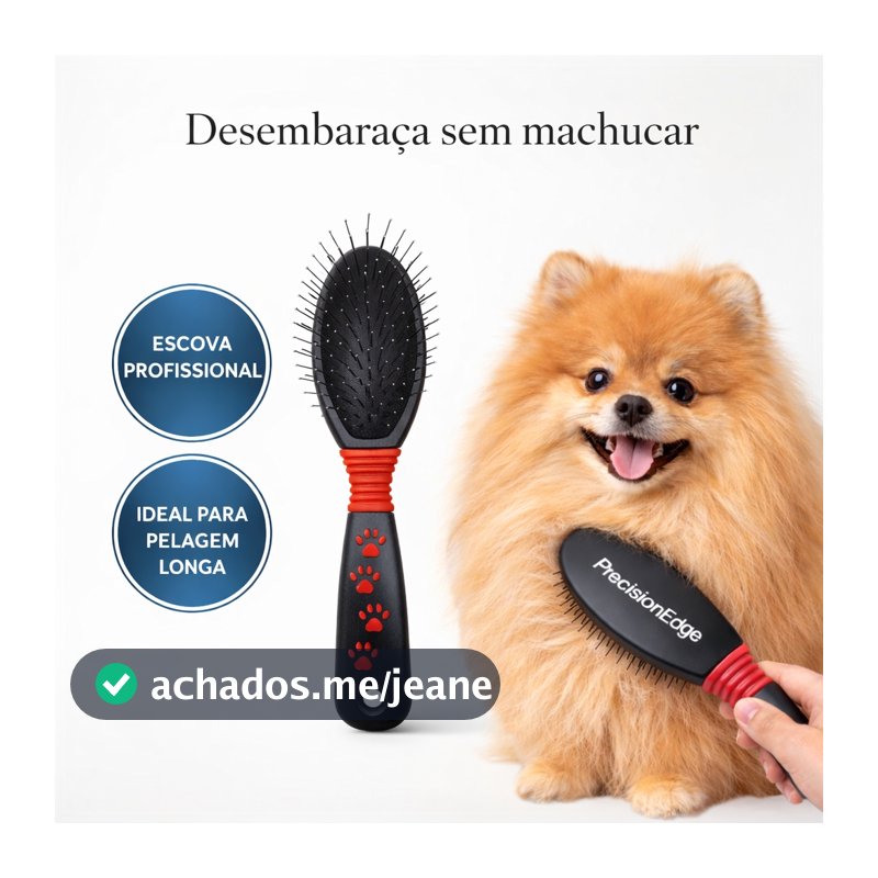 Escova De Pinos Sem Bolinha Precison Edge Ideal Para Lulu Spitz Alemão Chow Chow Samoieda