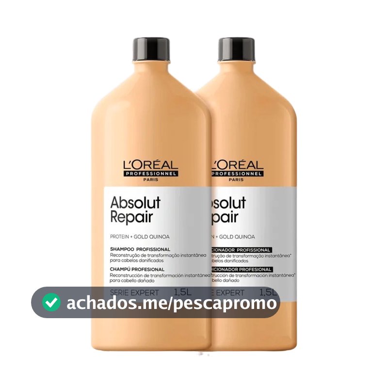 Kit Absolut Repair - Shampoo e Condicionador 1,5L - L'oreal