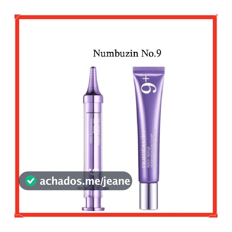 Numbuzin No . 9 NAD + Retinal Volumetox Creme Para Olhos 20ml Original QT8P