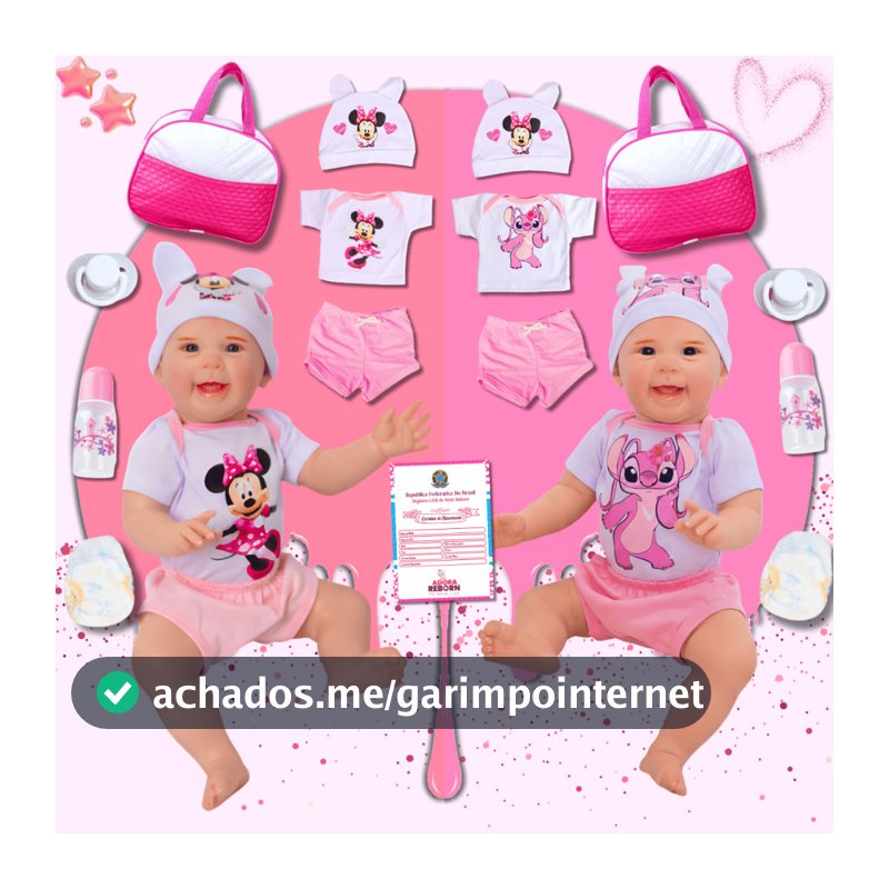 Gêmeas Bebê Reborn Boneca Realista Mayze Meninas Silicone com Bolsa Maternidade.