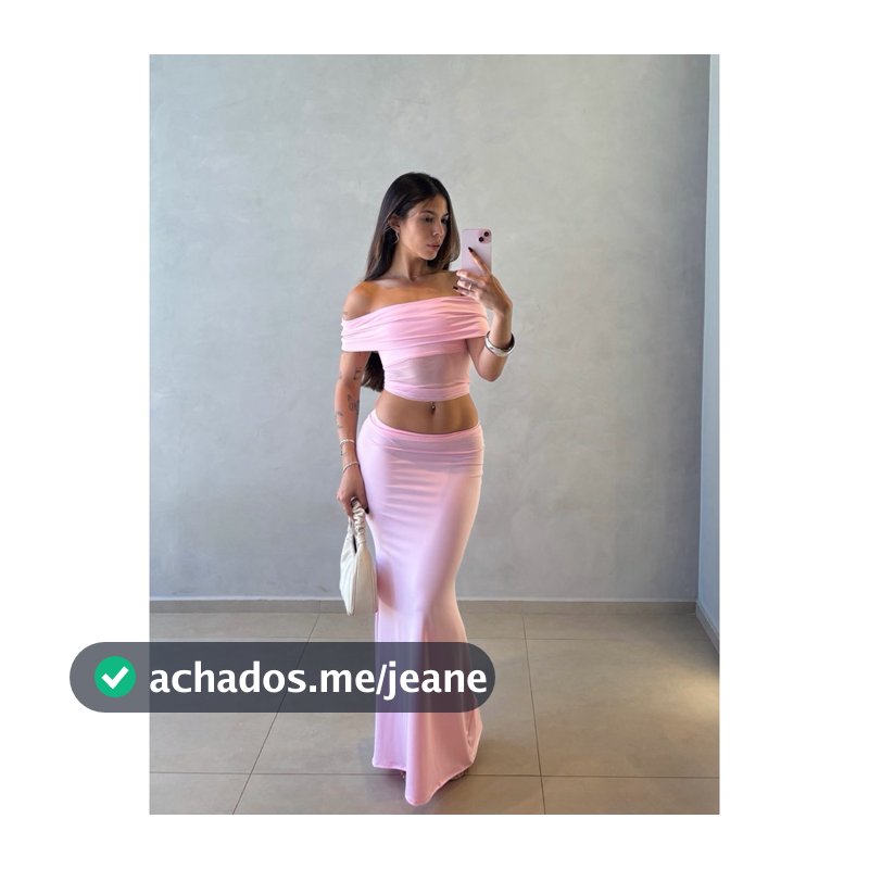 Conjunto Feminino Tule  Saia Longa Florença