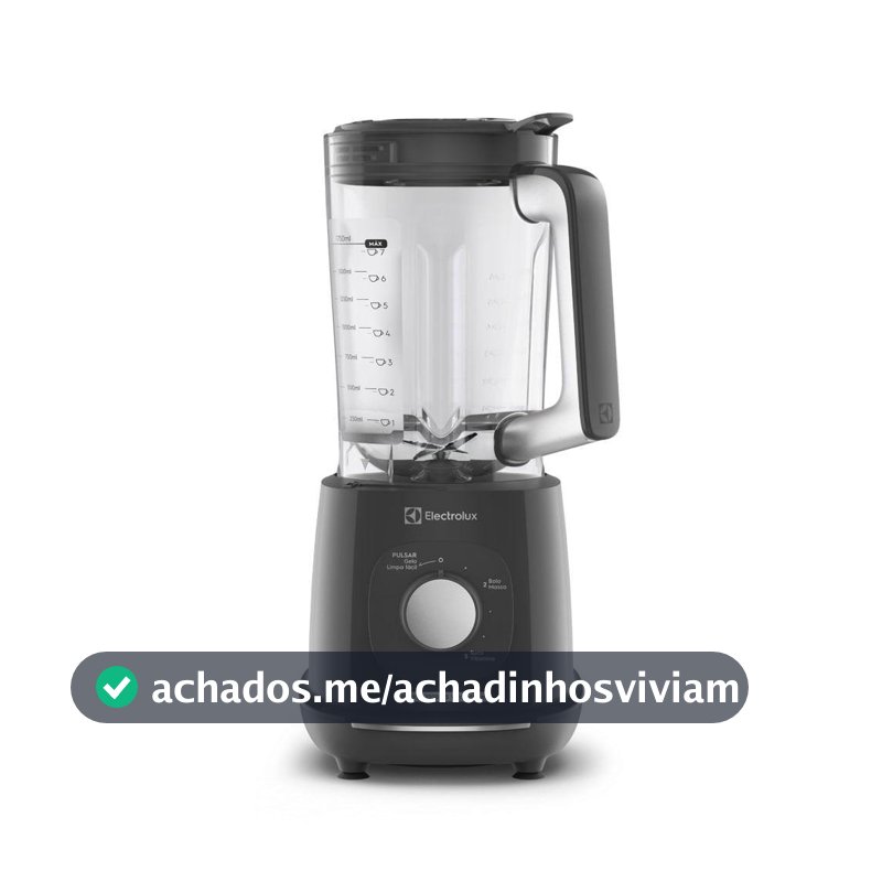 Liquidificador Electrolux 1000W 2.7L Efficient TriForce 5 Velocidades Cinza (EBL1000)