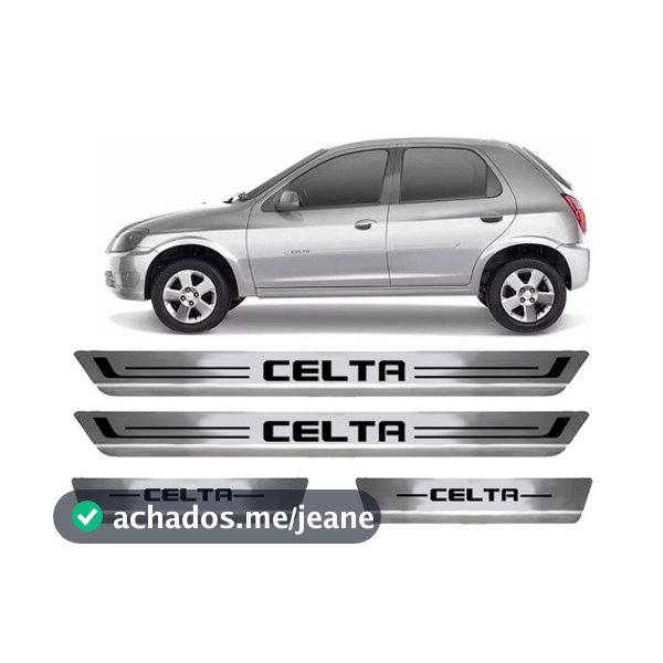 Soleira De Porta Aço Inox Escovado Gm Celta - Todos