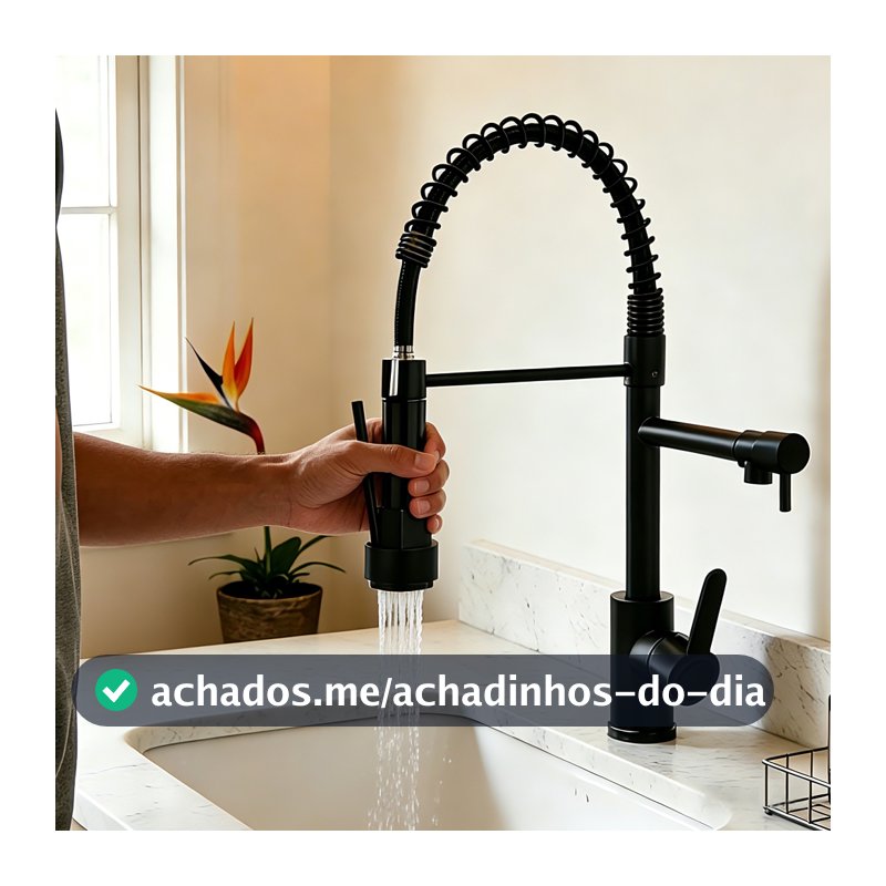 MUSE Gourmet Torneira De Cozinha Alça Única Com Extensor De Spray Pull down Misturador De Água Fria E Quente De Mola