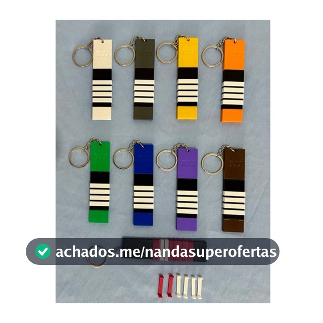 Chaveiro Faixa de Jiu-Jitsu Personalizado – 10 cm x 2 cm