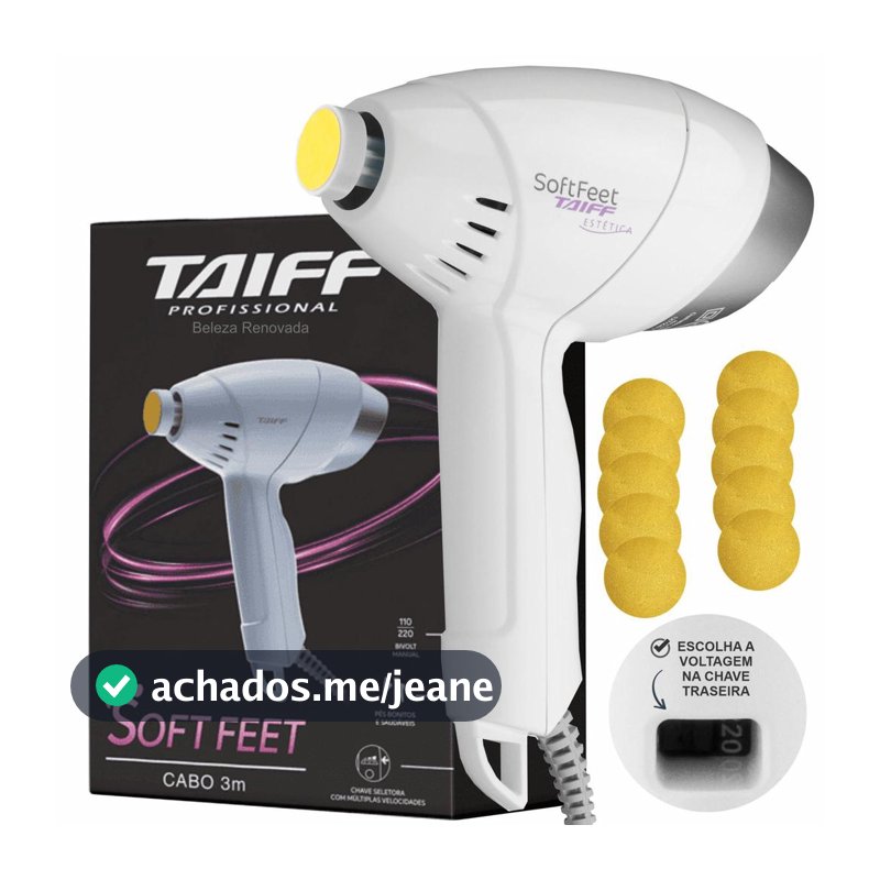 Pedicuro Profissional Eletrico Taiff Soft