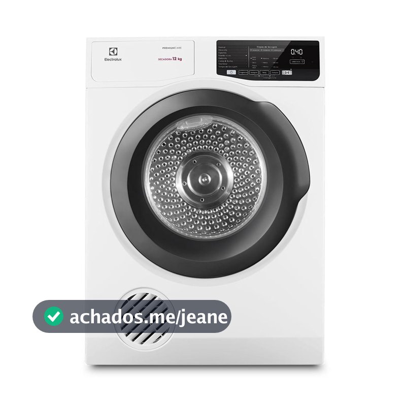 Secadora de Roupas Electrolux 12Kg Branca Premium Care com Autosense (SFP12)
