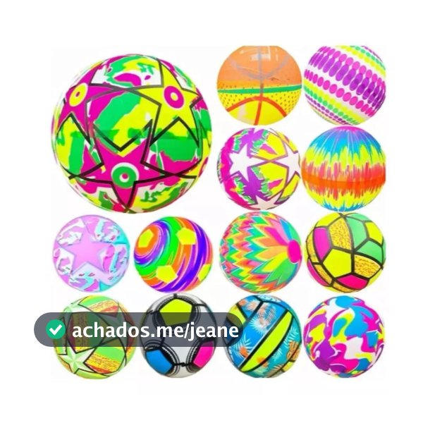 KIT  40/30/20/10 BOLA DE PRAIA FESTA VINIL INFLAVEL INFANTIL COLORIDA PERSONALIZADA