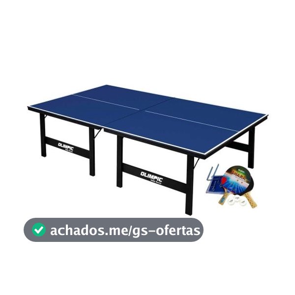 Mesa para Tênis de Mesa Ping Pong com Kit Completo Carrefour