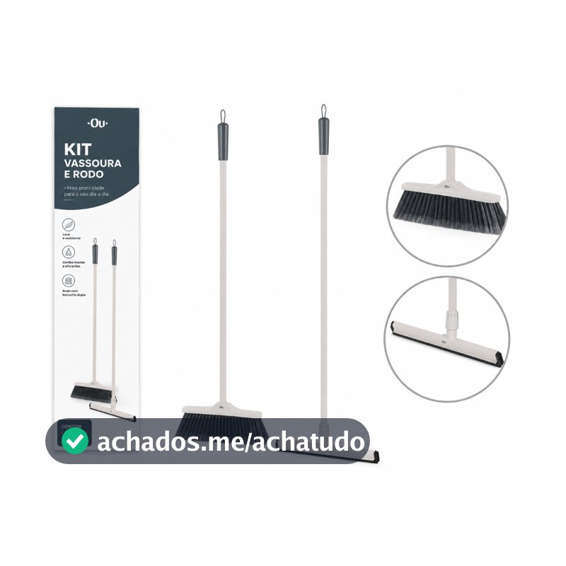 Kit Vassoura e Rodo OU Linha Flow KTE197BGF