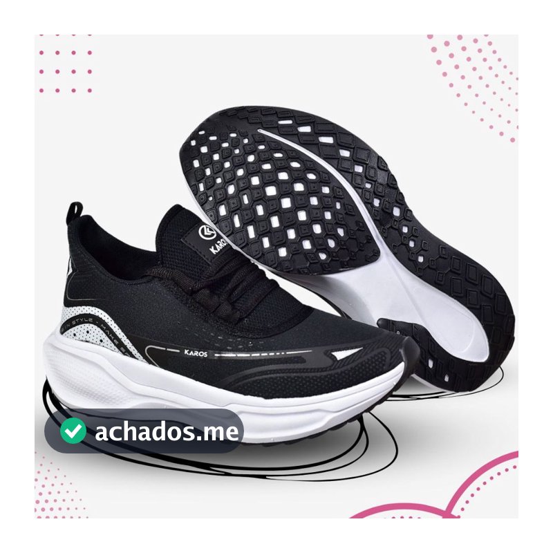 Tênis Fitness Sapato Feminino Esportivo Caminhada Corrida Dia a Dia Casual