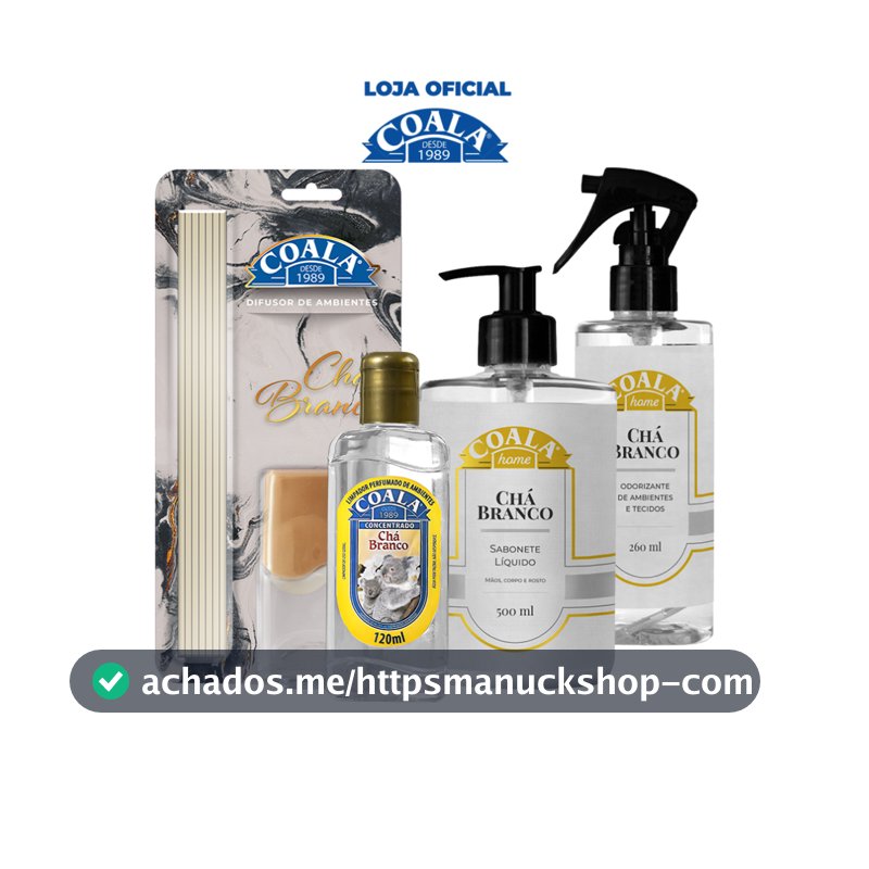 kit Coala Home Chá Branco