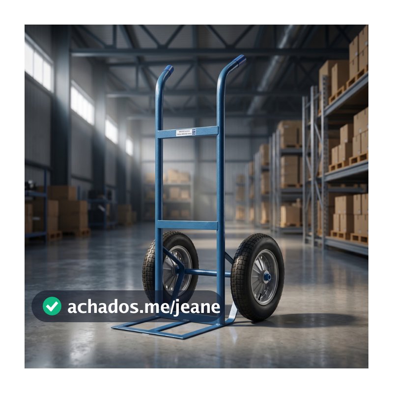 Carrinho de Carga Transporte 2 Rodas 150kg Metalosa