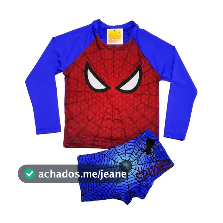 🌞 Sunga infantil + Camisa UV Proteção Solar