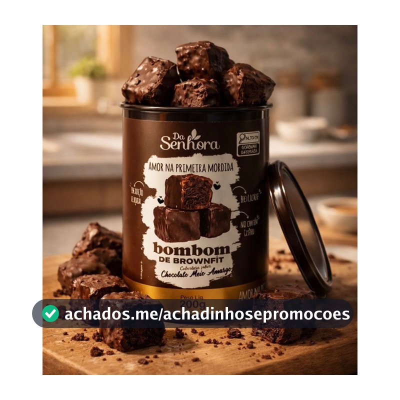 Bombom Zero Açúcar de Brownie 200g