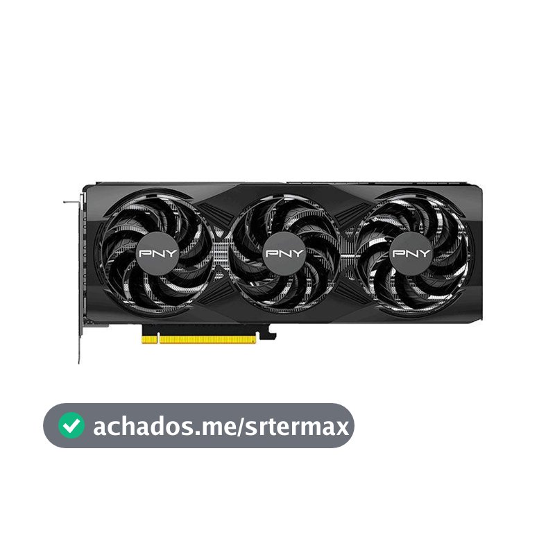 Placa de Video PNY GeForce RTX 5070 OC Triple Fan, 12GB, GDDR7, 192-bit, VCG507012TFXPB1-O